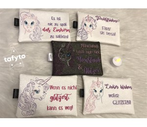 Stickserie - Crazy Unicorn